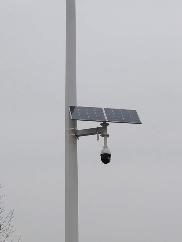 山西晋城平安城市用太阳能无线监控系统