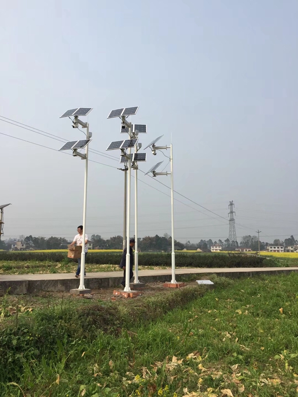 Okayset solar wireless monitoring integrated machine 2 for smart agriculture in Emeishan, Sichuan