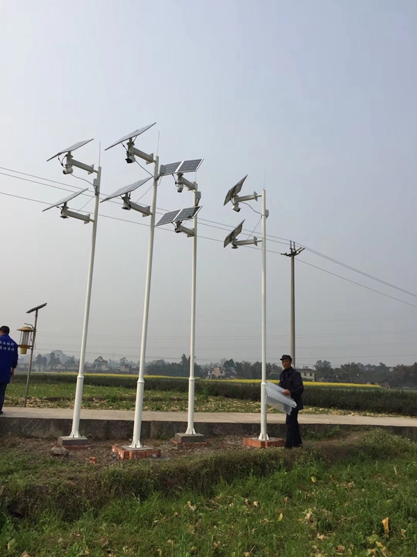Okayset solar wireless monitoring integrated machine for Leshan plateau tea base in Sichuan Province