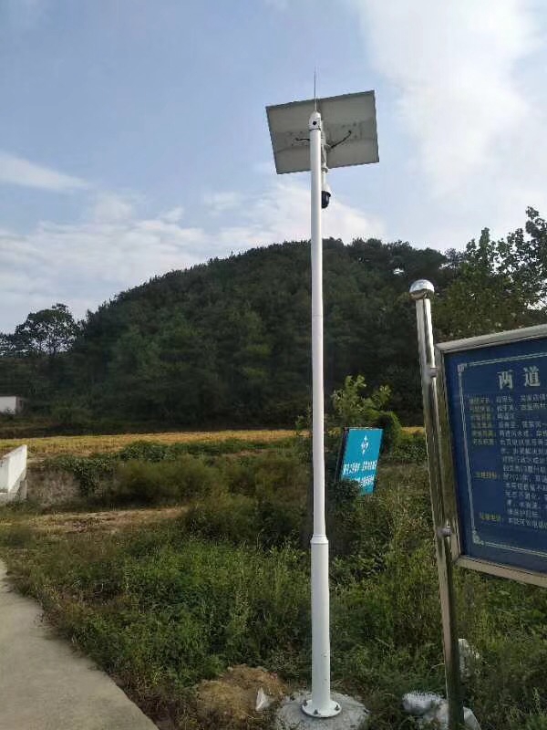 OKeyset solar wireless monitoring integrated machine for public security joint defense in new rural areas of Fujian Province