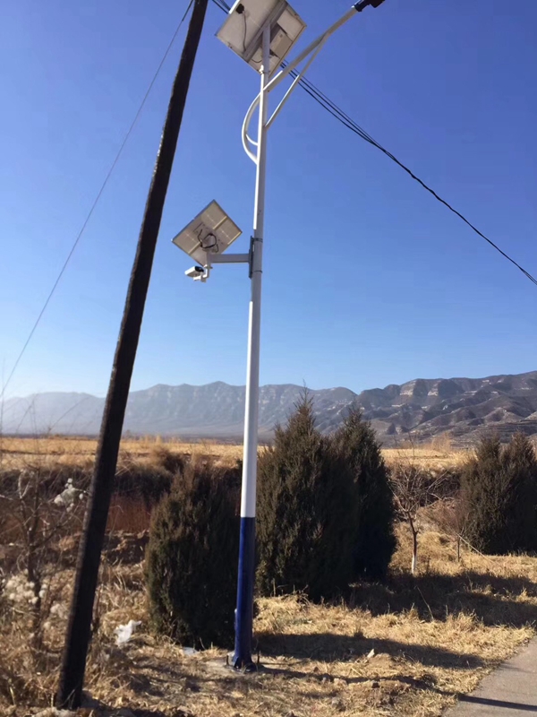 大连林业局用OKEYSET太阳能无线监控一体机