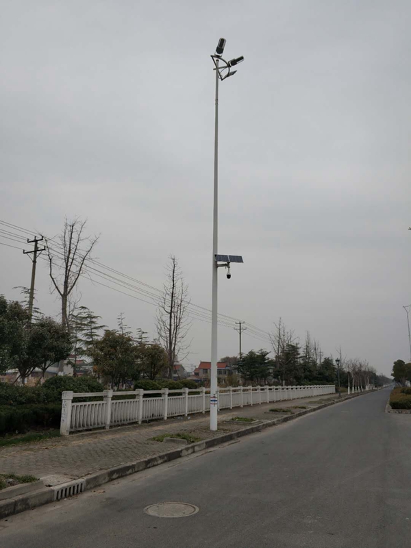 陕西汉中环保局用OKEYSET太阳能无线监控一体机