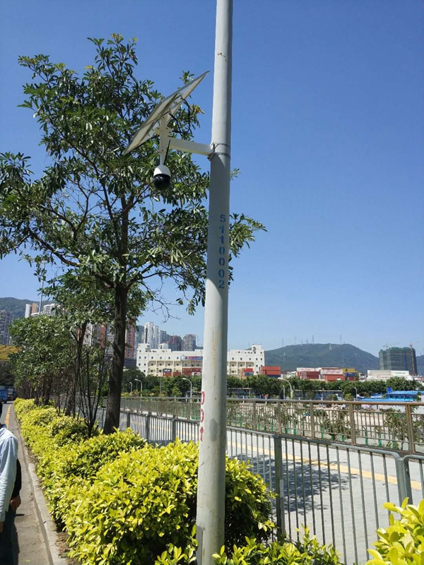 OKeyset solar wireless monitoring integrated machine for Fujian Villa