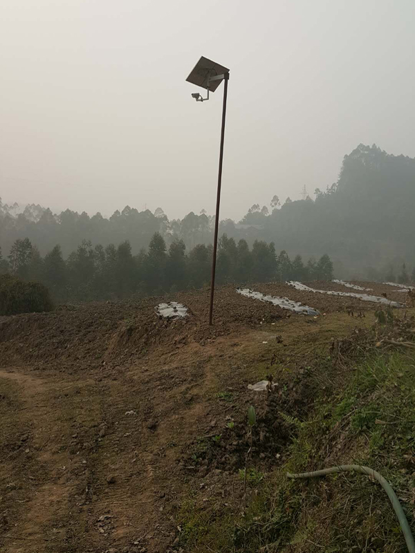 重庆林业局用 Okeyset 太阳能无线监控一体机