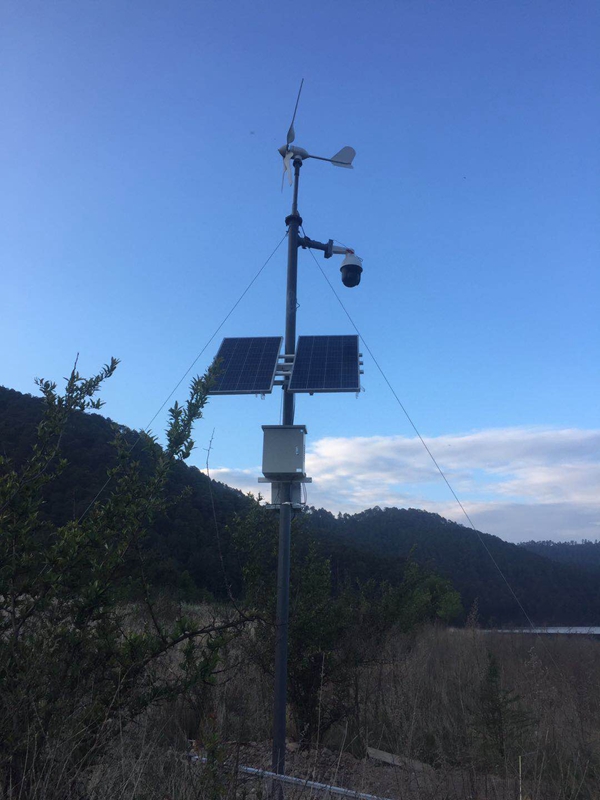 云南曲靖国家森林保护区用 Okeyset 太阳能无线监控一体机
