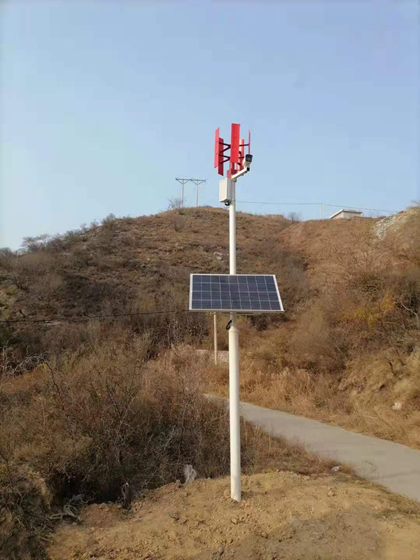 陕西省渭南市澄城县史家河太空花椒育苗基地用集创科技太阳能无线监控系统