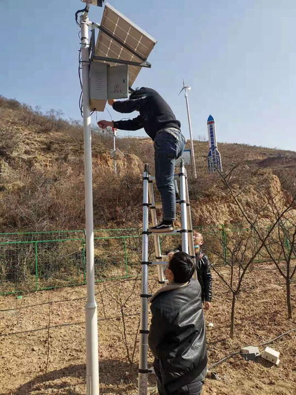 陕西渭南自然资源保护区用集创科技太阳能无线监控系统
