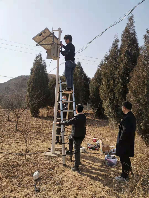 陕西渭南澄城自然资源保护区用集创科技太阳能无线监控系统