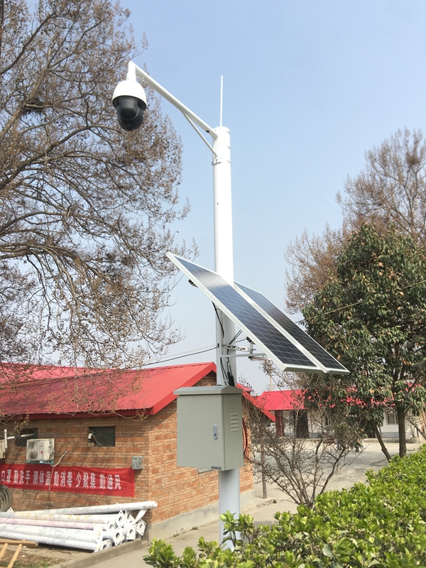 陕西渭南金矿用集创科技太阳能无线监控系统