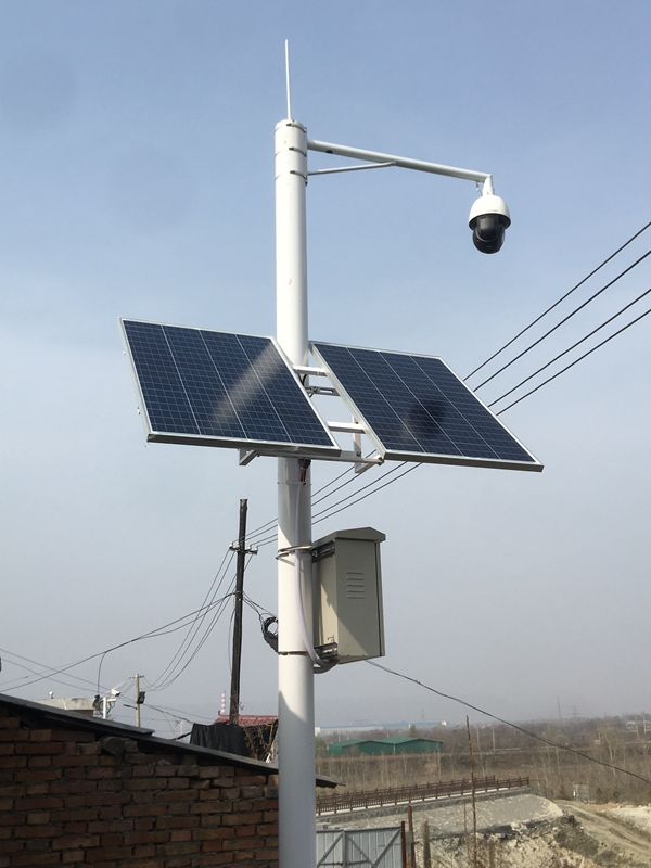 陕西铜川矿务局用集创科技太阳能无线监控系统