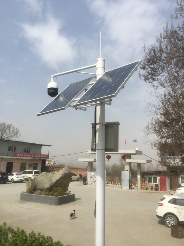 陕西宝鸡林业局办公楼用集创科技太阳能无线监控系统