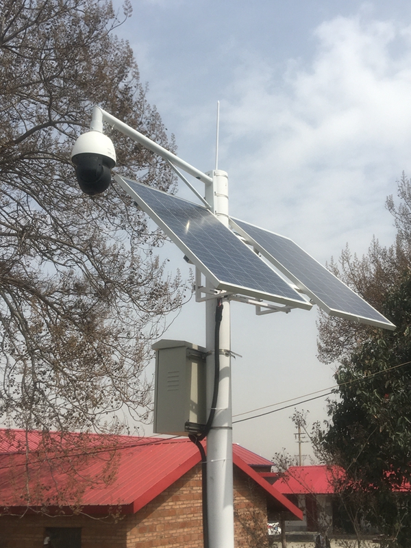 陕西汉中林业局用集创科技太阳能无线监控系统