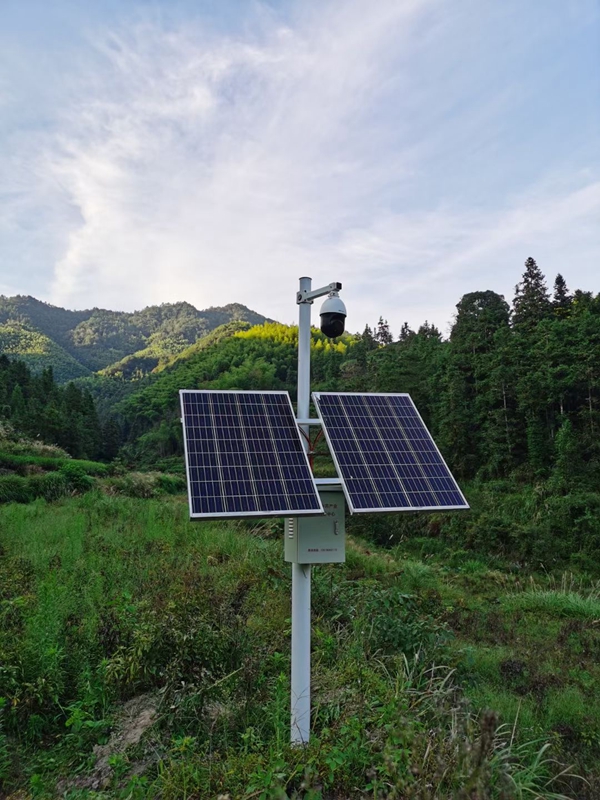 陕西宝鸡林业局用集创科技太阳能无线监控系统