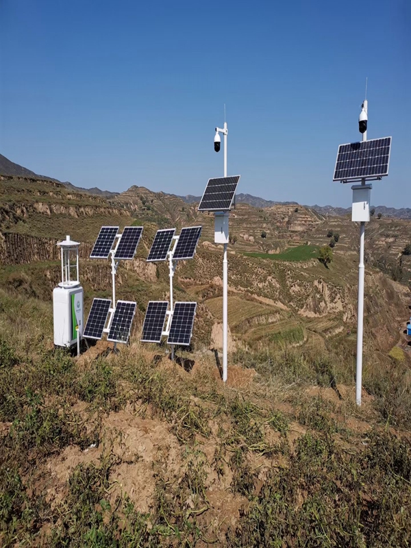 山西临汾农业局用集创科技太阳能环境监测系统