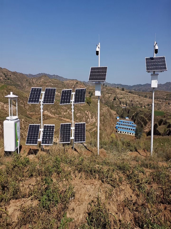 山西河津农业局用集创科技太阳能环境监测系统