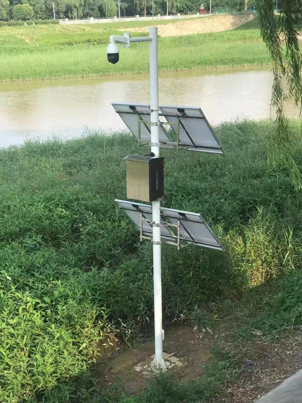 陕西西安泾渭河道管理局用集创科技太阳能无线监控系统