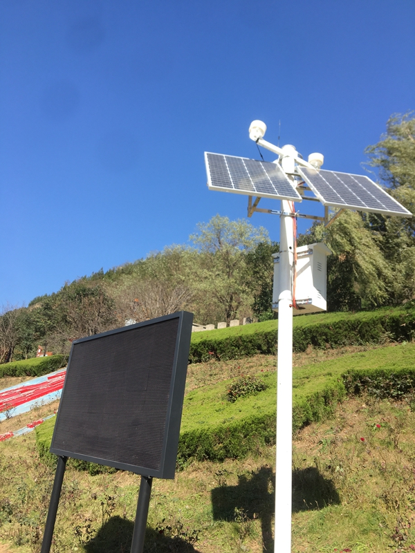 陕西淳化市水务局用集创科技太阳能环境监测系统