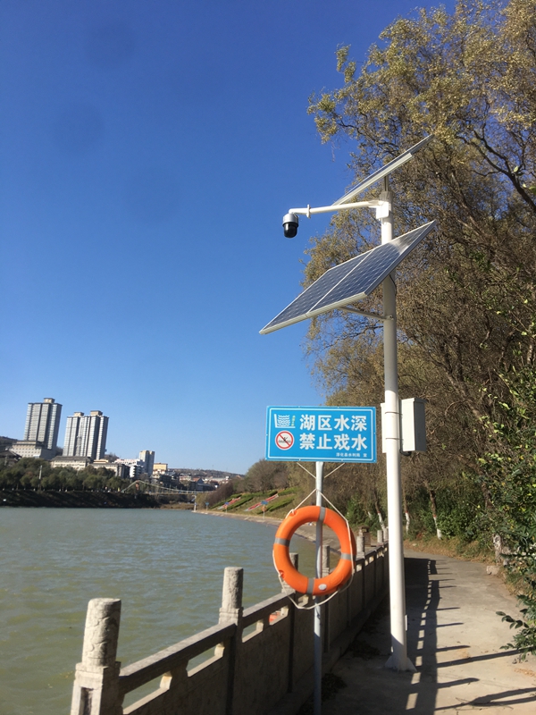 陕西咸阳市生态保护局用集创科技太阳能无线监控系统