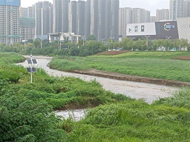 Shaanxi Xi'an Chanba water authority uses Jichuang technology solar power supply environmental monitoring system