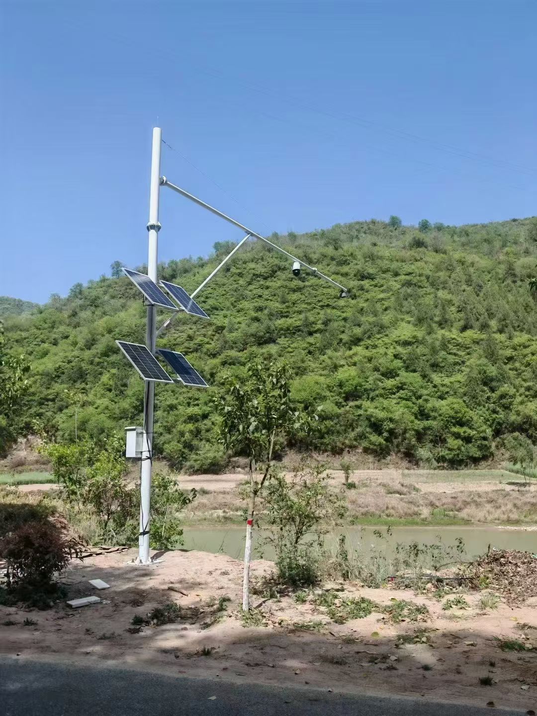 甘肃白银市河道水流监测