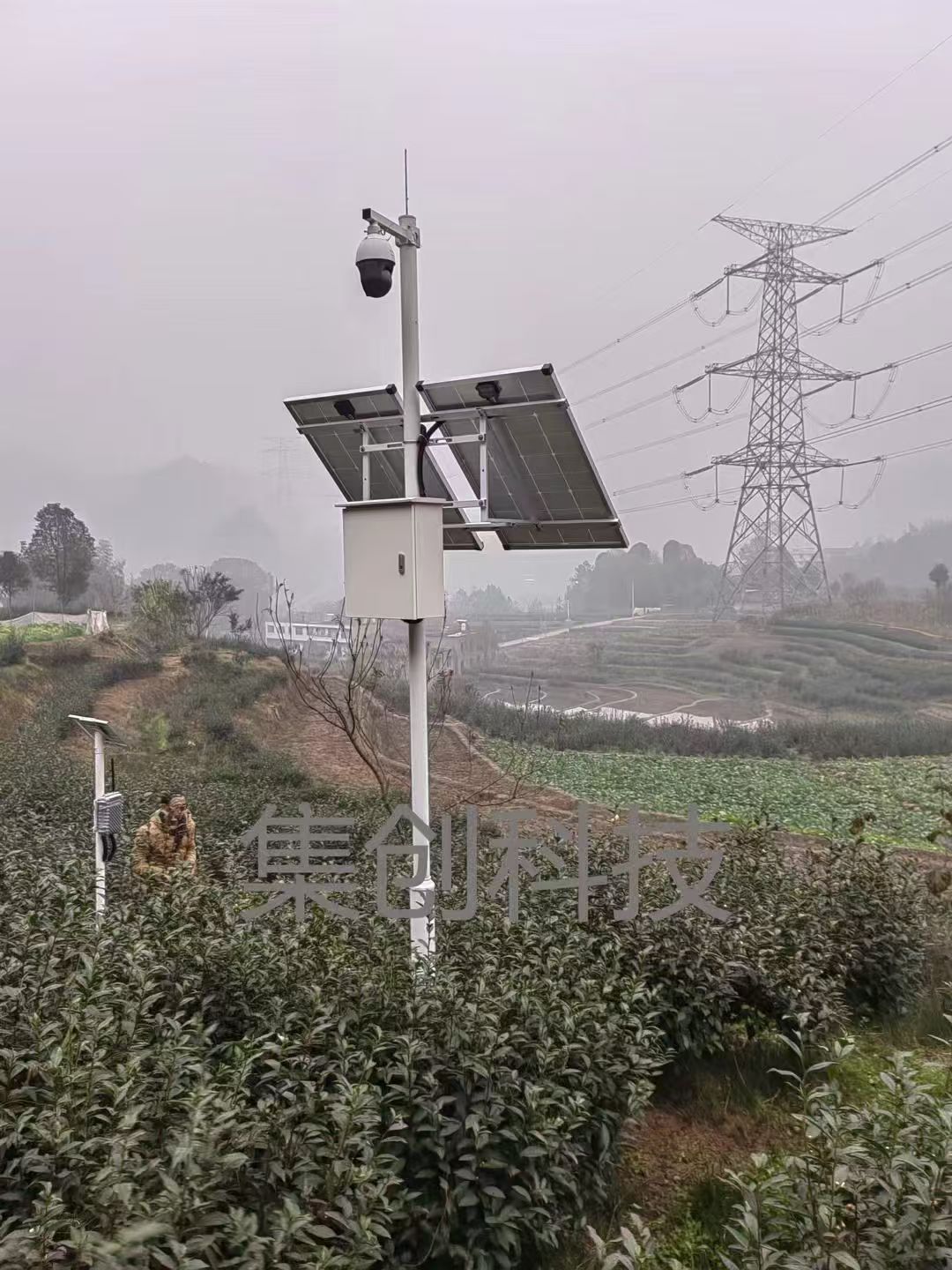 四川宜宾市叙州区高品质茶园太阳能监控应用
